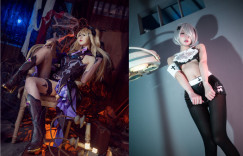 阿包也是兔娘甘雨cos15套作品合集欣赏