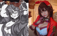 越南cosplay妹子马铃薯哥斯拉Potato Godzilla